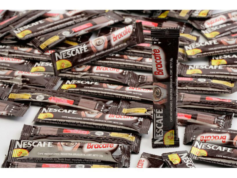Nescafe stickpacks sealed using the SP Series multilane stickpack machinery