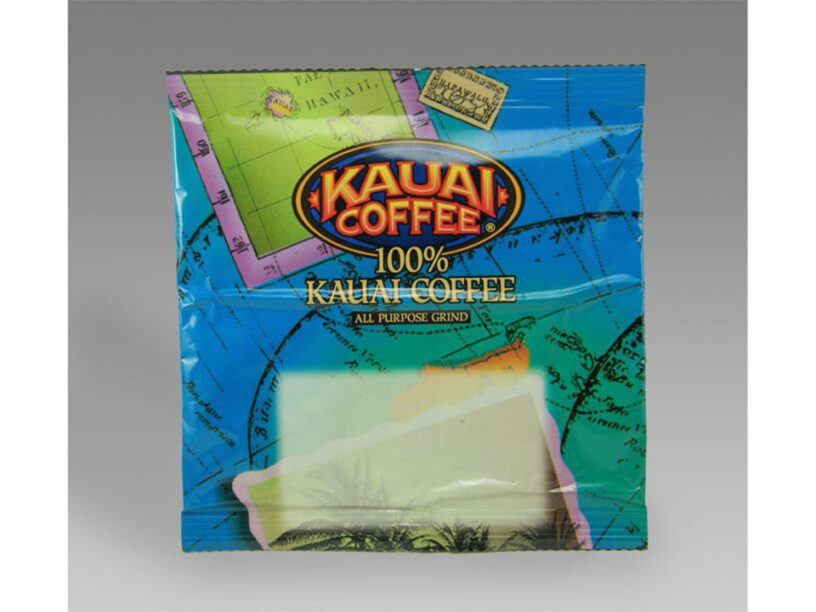 Coffee bag example of the bag in bag vertical form fill seal machine