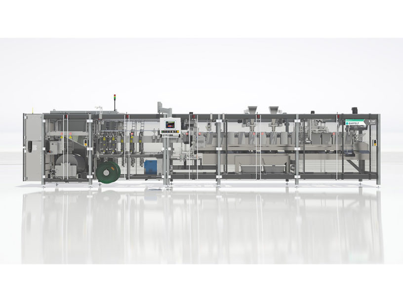 Horizontal form fill seal K Series pouching machine