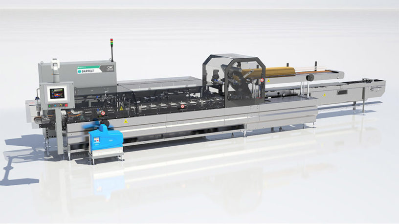 Continuous motion cartoner Bartelt CMC Cartoner machine