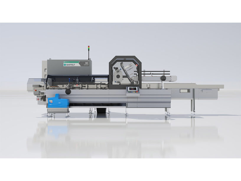 Intermittent motion cartoner servo driven Bartelt IMC Cartoner