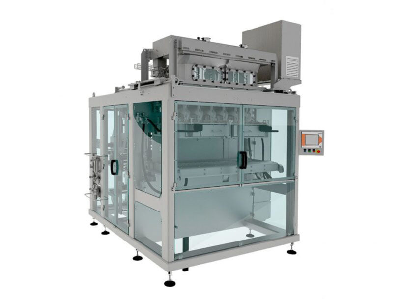 Right side of the SP Series multilane stickpack equipment