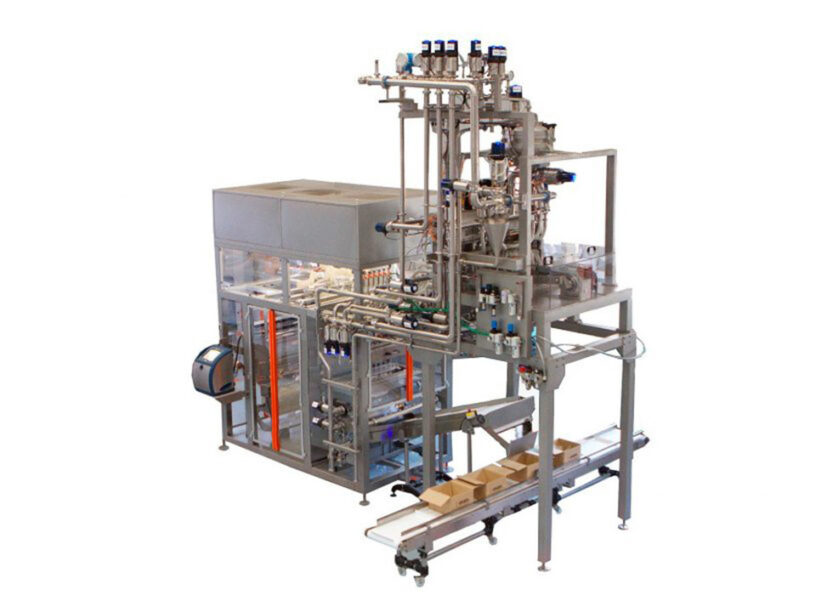 Left angle of the PH600 multilane stickpack machine