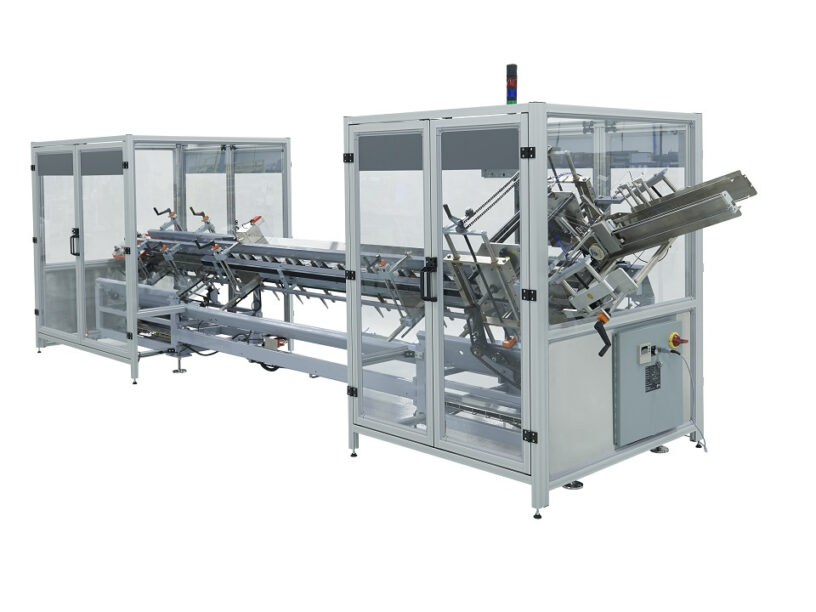 Side angle of hand load cartoner Scanida HLG