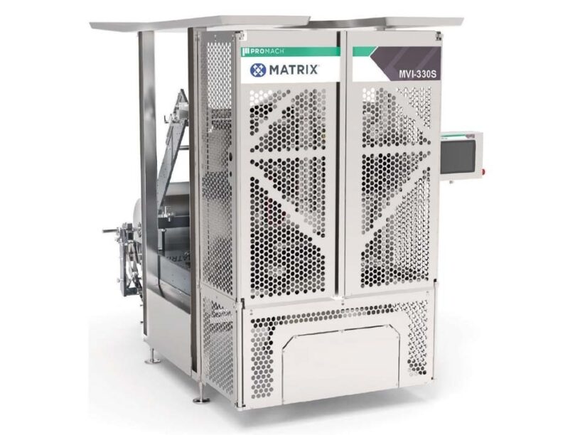 Front left view of the Elete Premier vertical form fill seal equipment