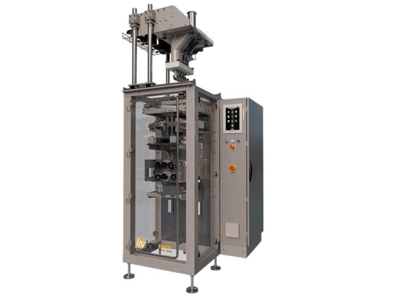 Front of the MVA4 EVO sachet form fill seal machine