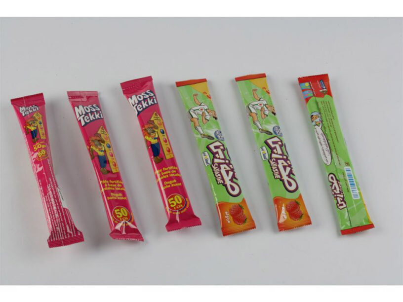 Sealed stickpacks showcased for the SP Series multilane stickpack machinery