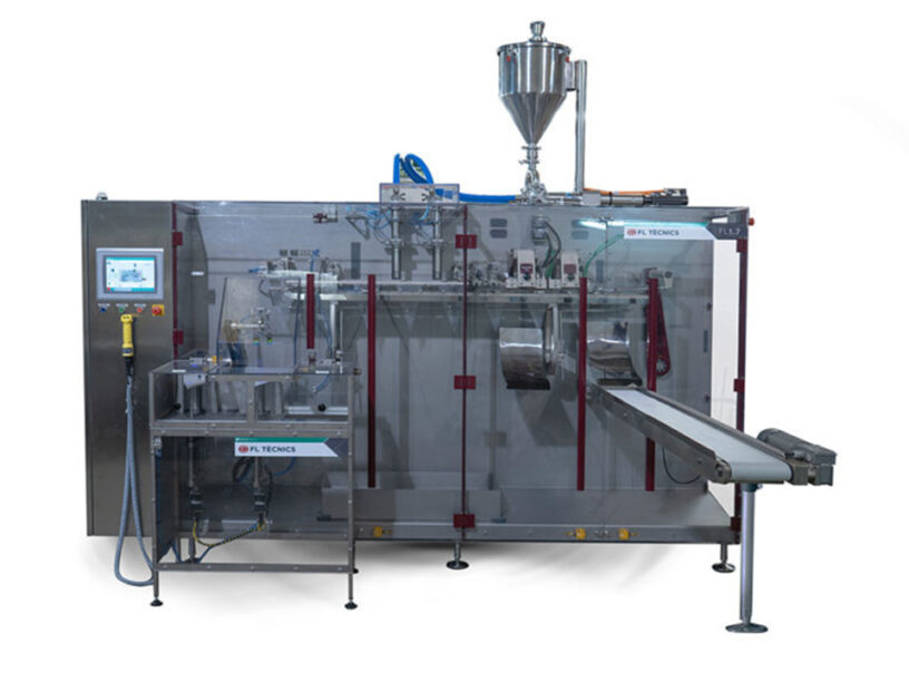 Side of Inline Pre-Made Pouches and forming machinery