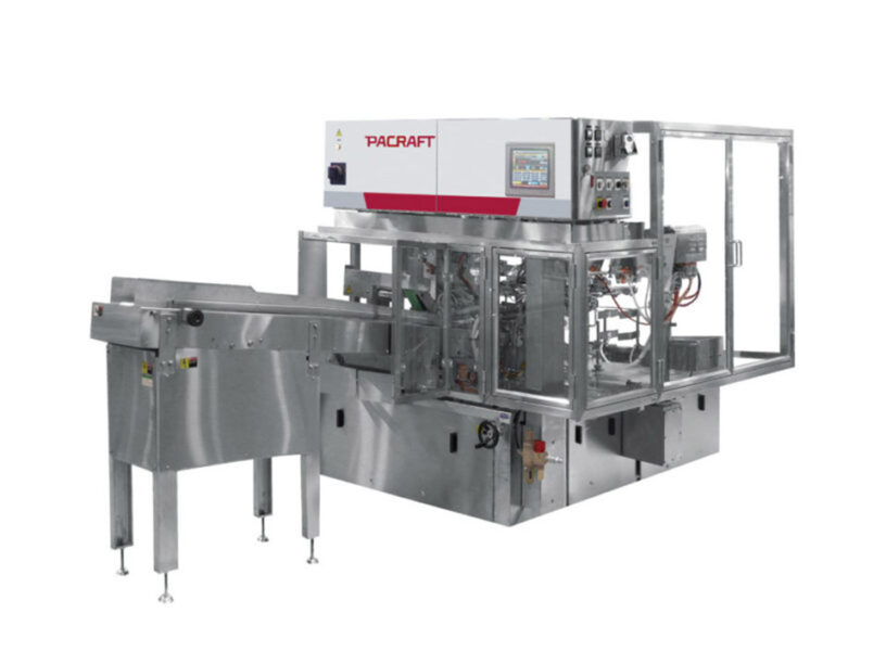 Front of the TT-8A2 large pre-made pouch filler and sealer